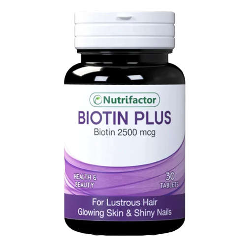 Picture of Nutri F Biotin Plus 2500mcg Tab 30s